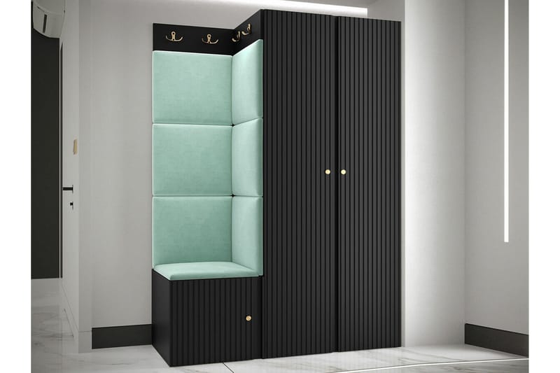 Dunvegan Highboard Black - Oppbevaring - Skap - Oppbevaringsskap