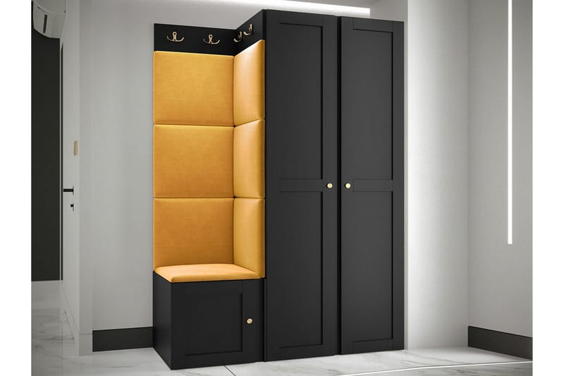 Dunvegan Highboard Black - Oppbevaring - Skap - Oppbevaringsskap