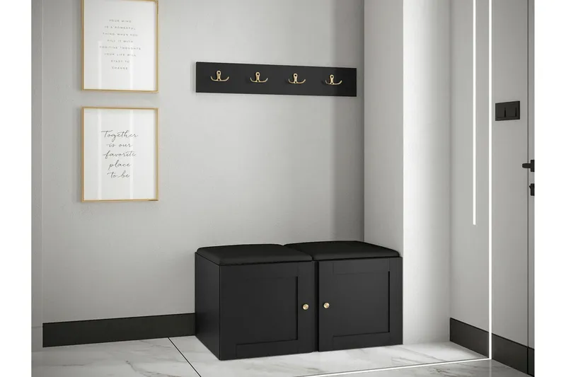 Dunvegan Highboard Black - Oppbevaring - Skap - Oppbevaringsskap