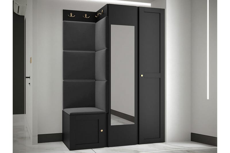 Dunvegan Highboard Black - Oppbevaring - Skap - Oppbevaringsskap