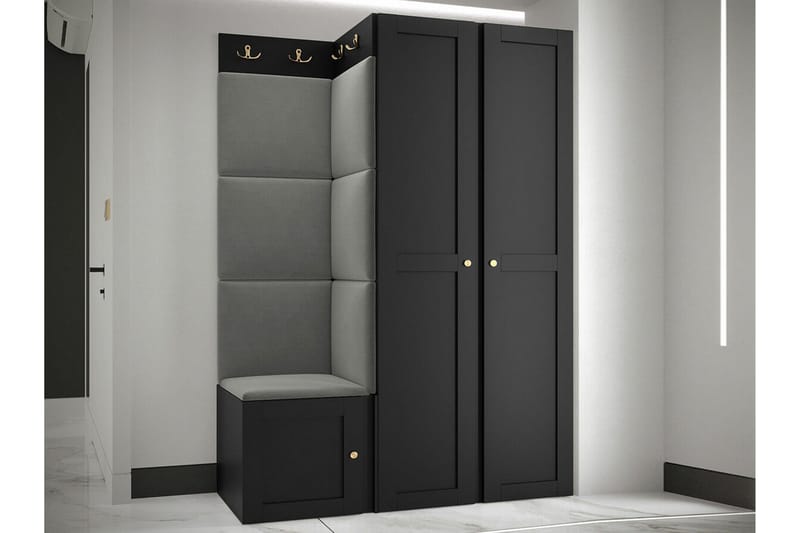 Dunvegan Highboard Black - Oppbevaring - Skap - Oppbevaringsskap