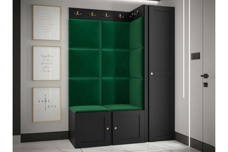 Dunvegan Highboard Black - Oppbevaring - Skap - Oppbevaringsskap