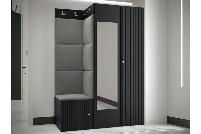 Dunvegan Highboard Black - Oppbevaring - Skap - Oppbevaringsskap