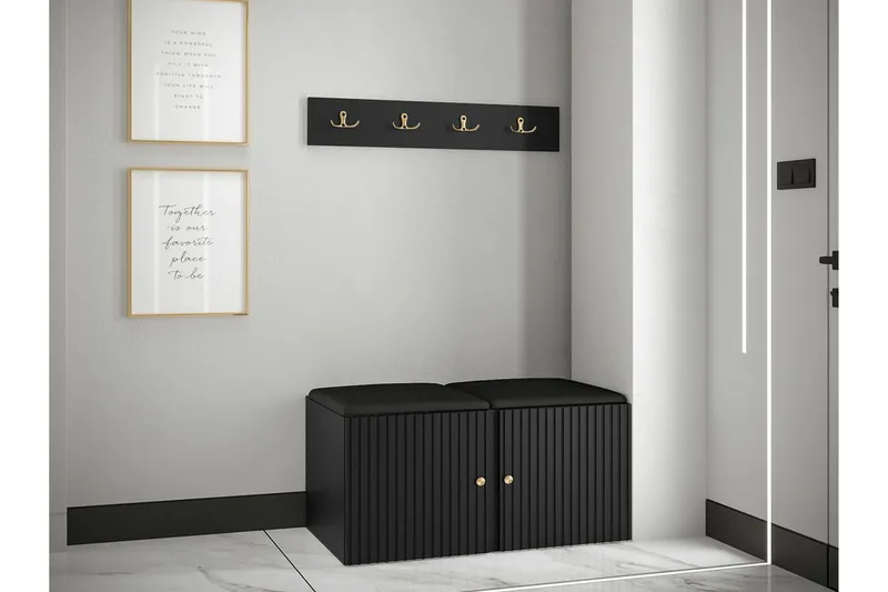 Dunvegan Highboard Black - Oppbevaring - Skap - Oppbevaringsskap