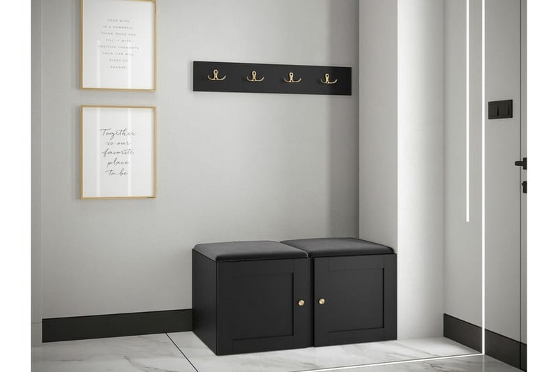 Dunvegan Highboard Black - Oppbevaring - Skap - Oppbevaringsskap