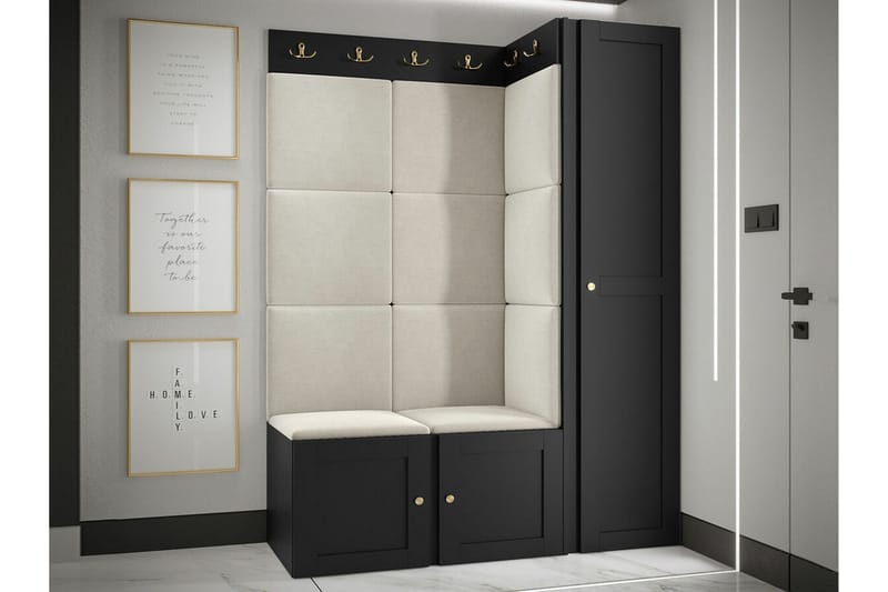 Dunvegan Highboard Black - Oppbevaring - Skap - Oppbevaringsskap