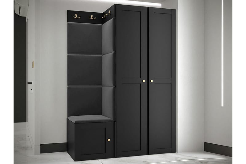 Dunvegan Highboard Black - Oppbevaring - Skap - Oppbevaringsskap