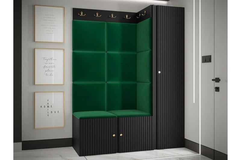 Dunvegan Highboard Black - Oppbevaring - Skap - Oppbevaringsskap