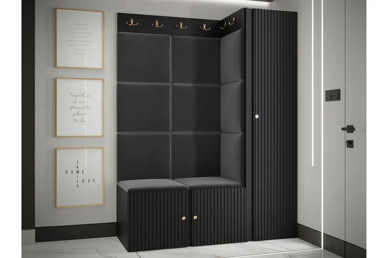 Dunvegan Highboard Black - Oppbevaring - Skap - Oppbevaringsskap