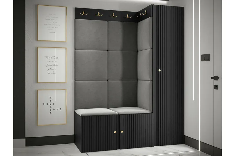 Dunvegan Highboard Black - Oppbevaring - Skap - Oppbevaringsskap