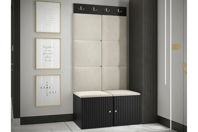 Dunvegan Highboard Black - Oppbevaring - Skap - Oppbevaringsskap