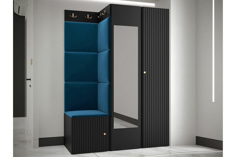 Dunvegan Highboard Black - Oppbevaring - Skap - Oppbevaringsskap