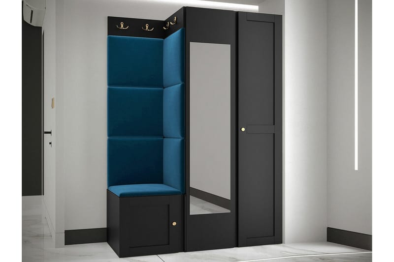 Dunvegan Highboard Black - Oppbevaring - Skap - Oppbevaringsskap