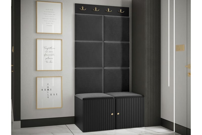 Dunvegan Highboard Black - Oppbevaring - Skap - Oppbevaringsskap