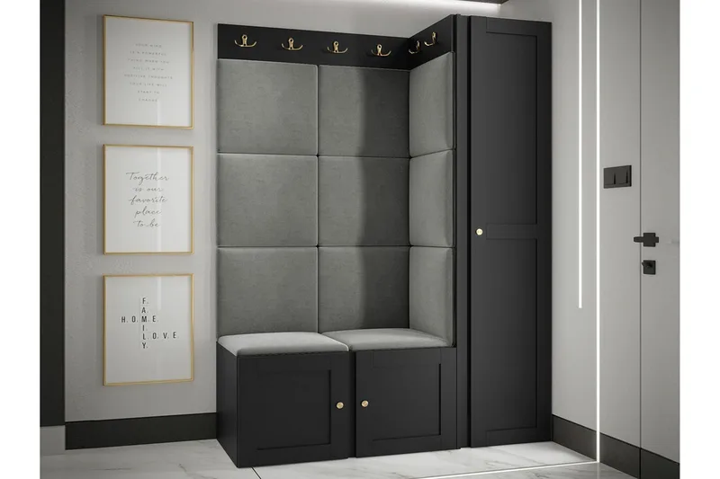 Dunvegan Highboard Black - Oppbevaring - Skap - Oppbevaringsskap