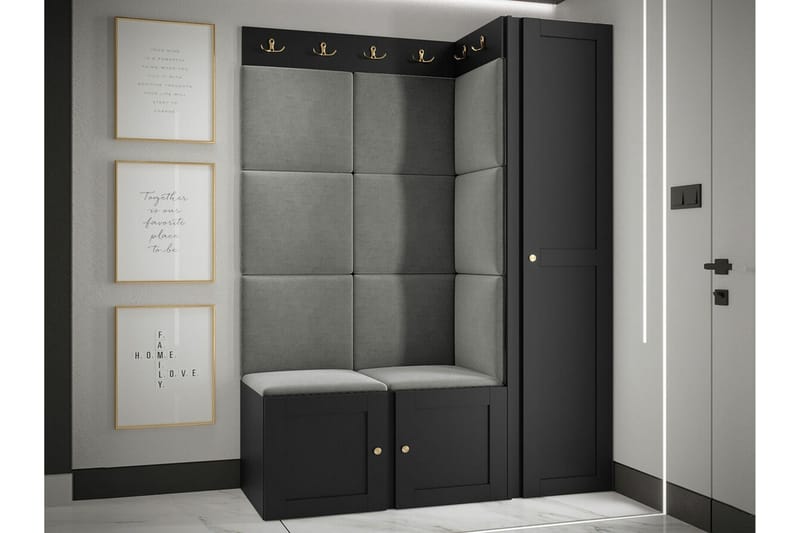 Dunvegan Highboard Black - Oppbevaring - Skap - Oppbevaringsskap