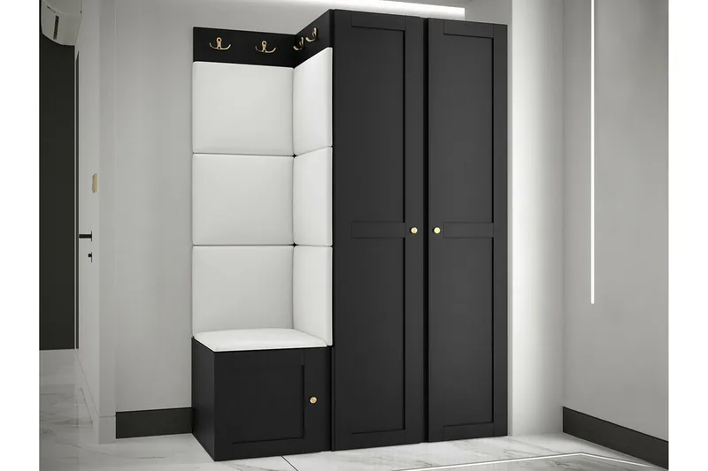 Dunvegan Highboard Black - Oppbevaring - Skap - Oppbevaringsskap