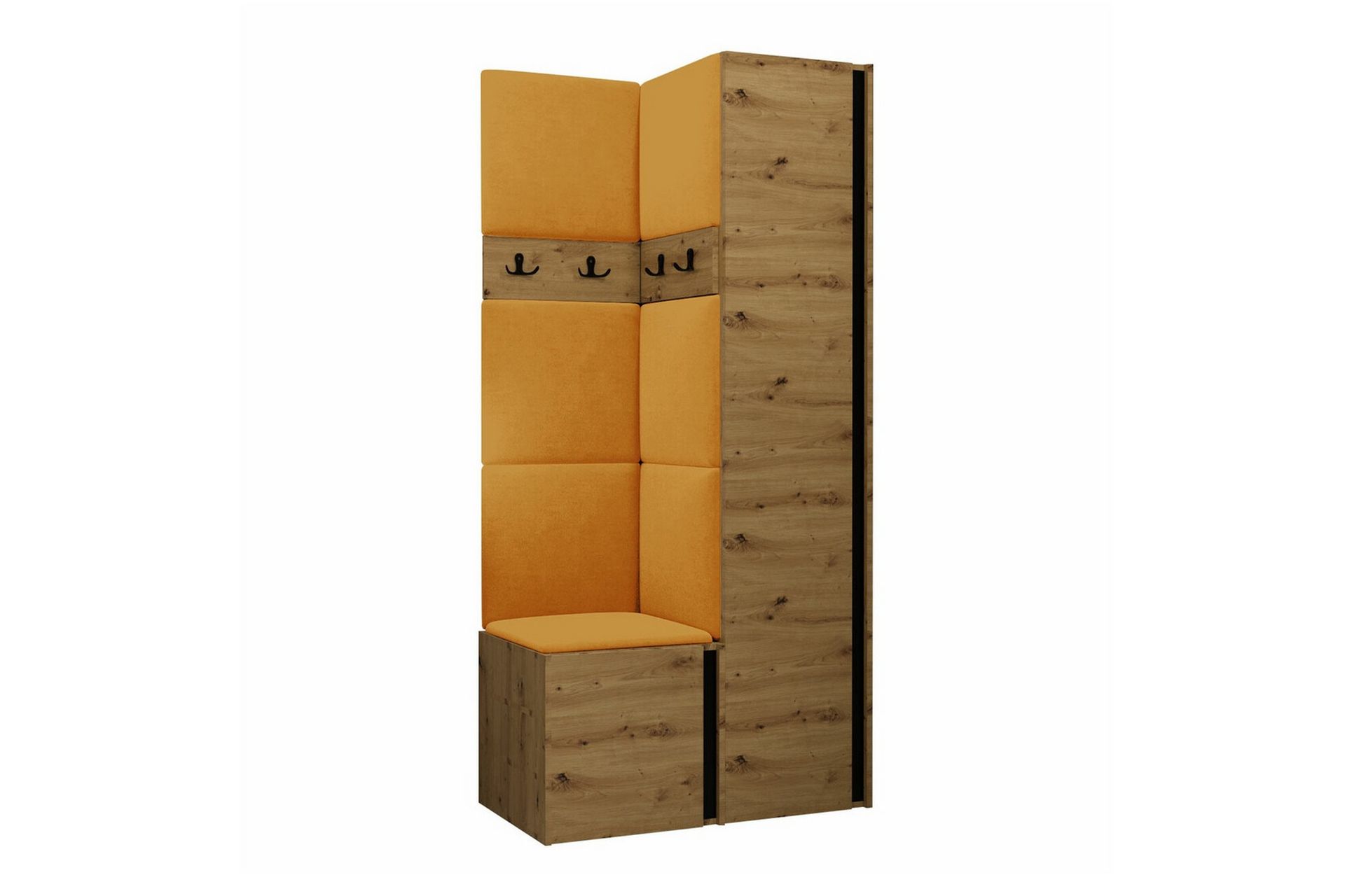 Dunvegan Highboard - Brun/Gul - Oppbevaring - Skap - Oppbevaringsskap