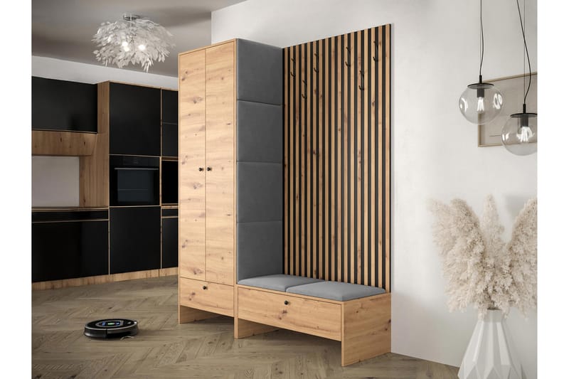 Dunvegan Highboard - Grå - Oppbevaring - Skap - Oppbevaringsskap