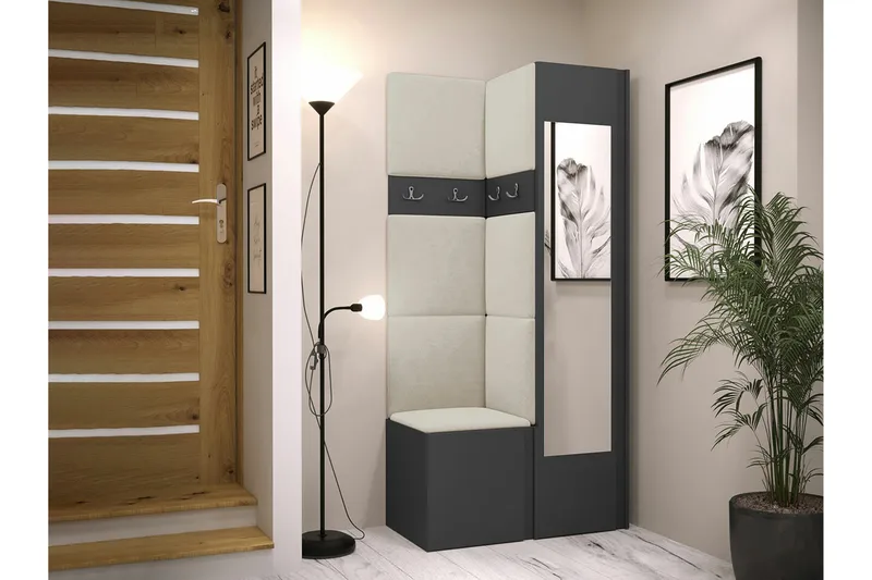 Dunvegan Highboard Graphite - Oppbevaring - Skap - Oppbevaringsskap