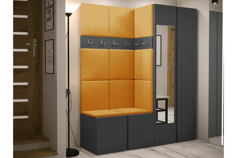 Dunvegan Highboard Graphite - Oppbevaring - Skap - Oppbevaringsskap