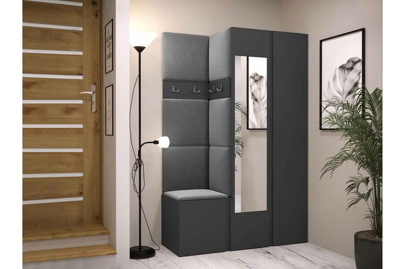 Dunvegan Highboard Graphite - Oppbevaring - Skap - Oppbevaringsskap