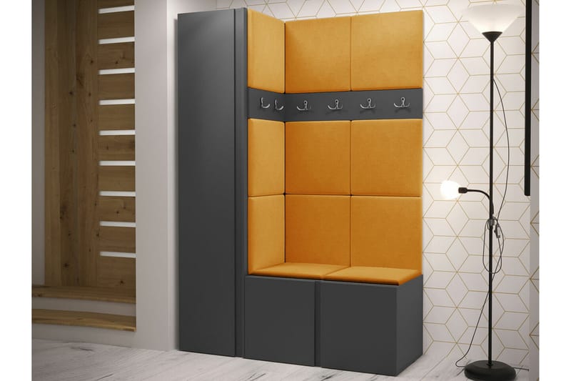 Dunvegan Highboard Graphite - Oppbevaring - Skap - Oppbevaringsskap