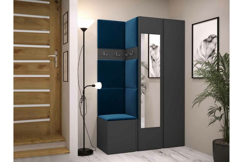 Dunvegan Highboard Graphite - Oppbevaring - Skap - Oppbevaringsskap