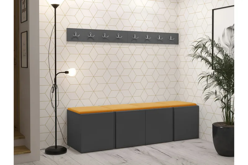 Dunvegan Highboard Graphite - Oppbevaring - Skap - Oppbevaringsskap