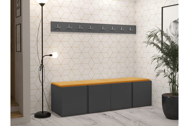 Dunvegan Highboard Graphite - Oppbevaring - Skap - Oppbevaringsskap