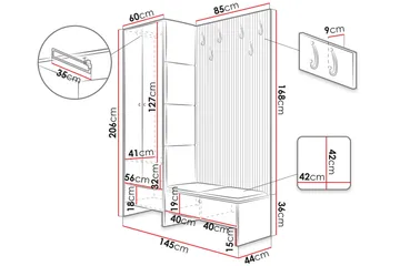 Dunvegan Highboard Green - Oppbevaring - Skap - Oppbevaringsskap