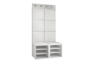 Dunvegan Highboard - Hvid - Oppbevaring - Skap - Oppbevaringsskap
