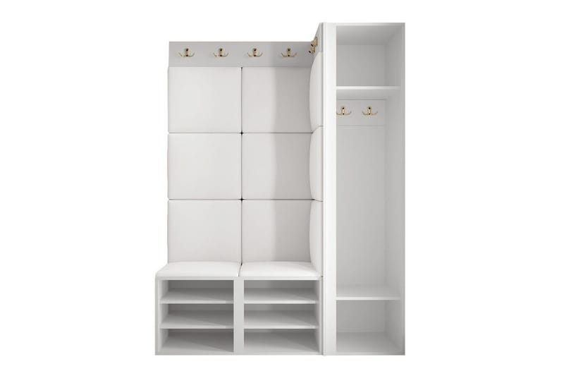 Dunvegan Highboard - Hvid - Oppbevaring - Skap - Oppbevaringsskap