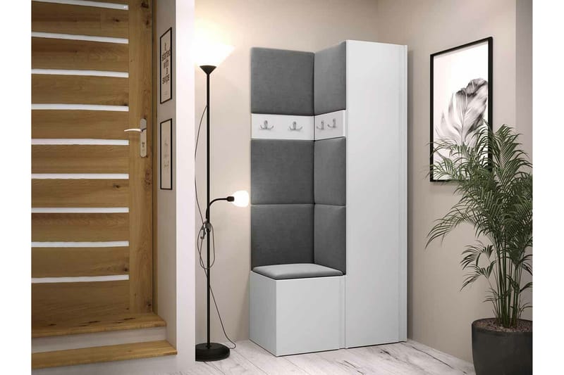 Dunvegan Highboard - Hvid - Oppbevaring - Skap - Oppbevaringsskap