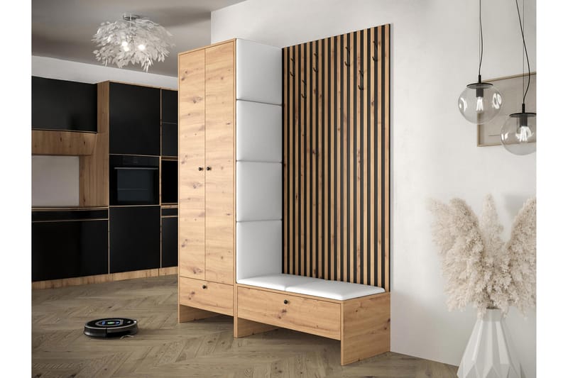 Dunvegan Highboard - Hvid - Oppbevaring - Skap - Oppbevaringsskap