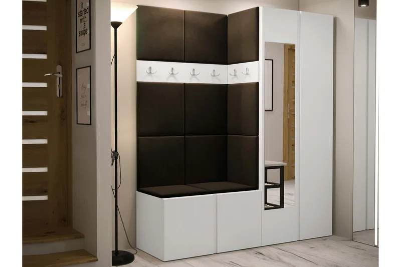 Dunvegan Highboard - Hvid - Oppbevaring - Skap - Oppbevaringsskap