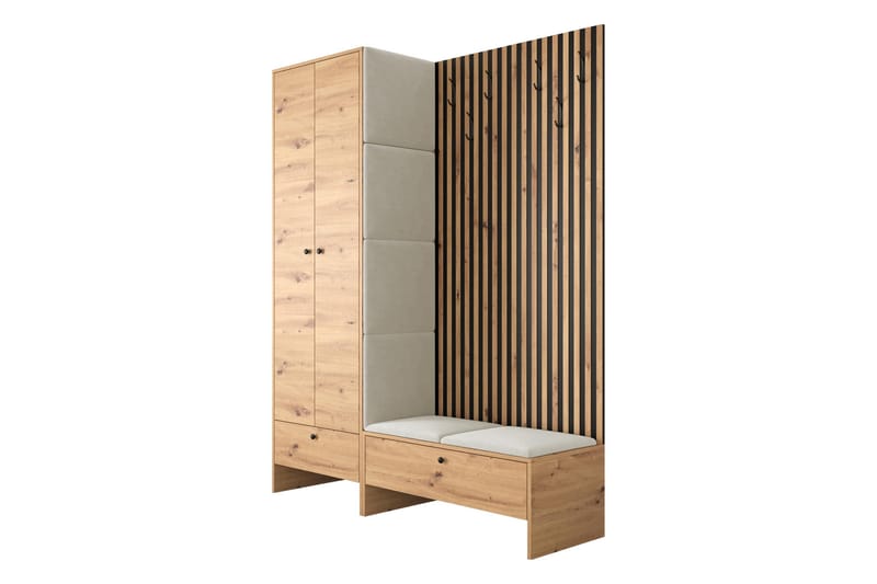Dunvegan Highboard - Lyse brun - Oppbevaring - Skap - Oppbevaringsskap