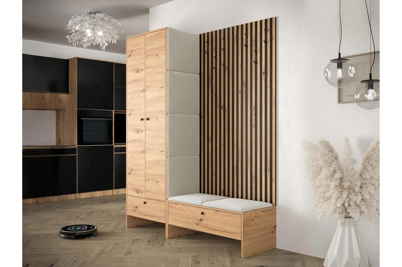 Dunvegan Highboard - Lyse brun - Oppbevaring - Skap - Oppbevaringsskap