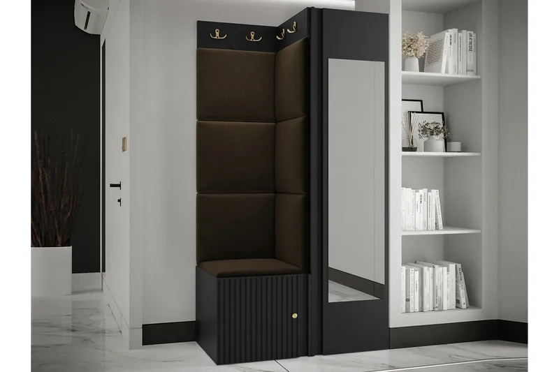 Dunvegan Highboard - Svart - Oppbevaring - Skap - Oppbevaringsskap