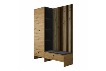 Dunvegan Highboard - Svart - Oppbevaring - Skap - Oppbevaringsskap