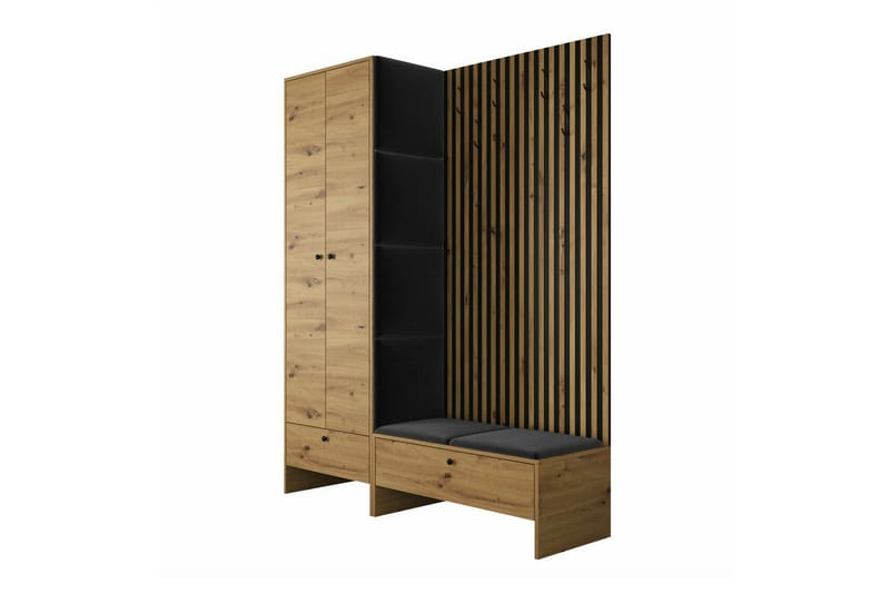 Dunvegan Highboard - Svart - Oppbevaring - Skap - Oppbevaringsskap