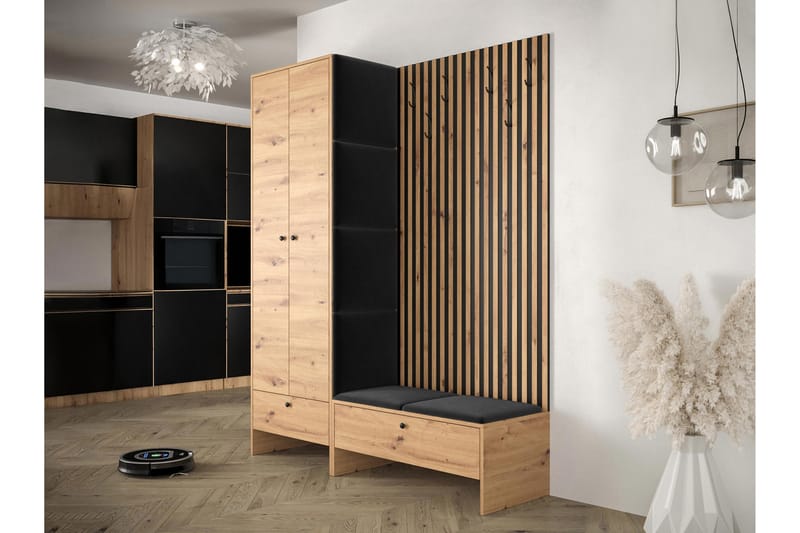 Dunvegan Highboard - Svart - Oppbevaring - Skap - Oppbevaringsskap