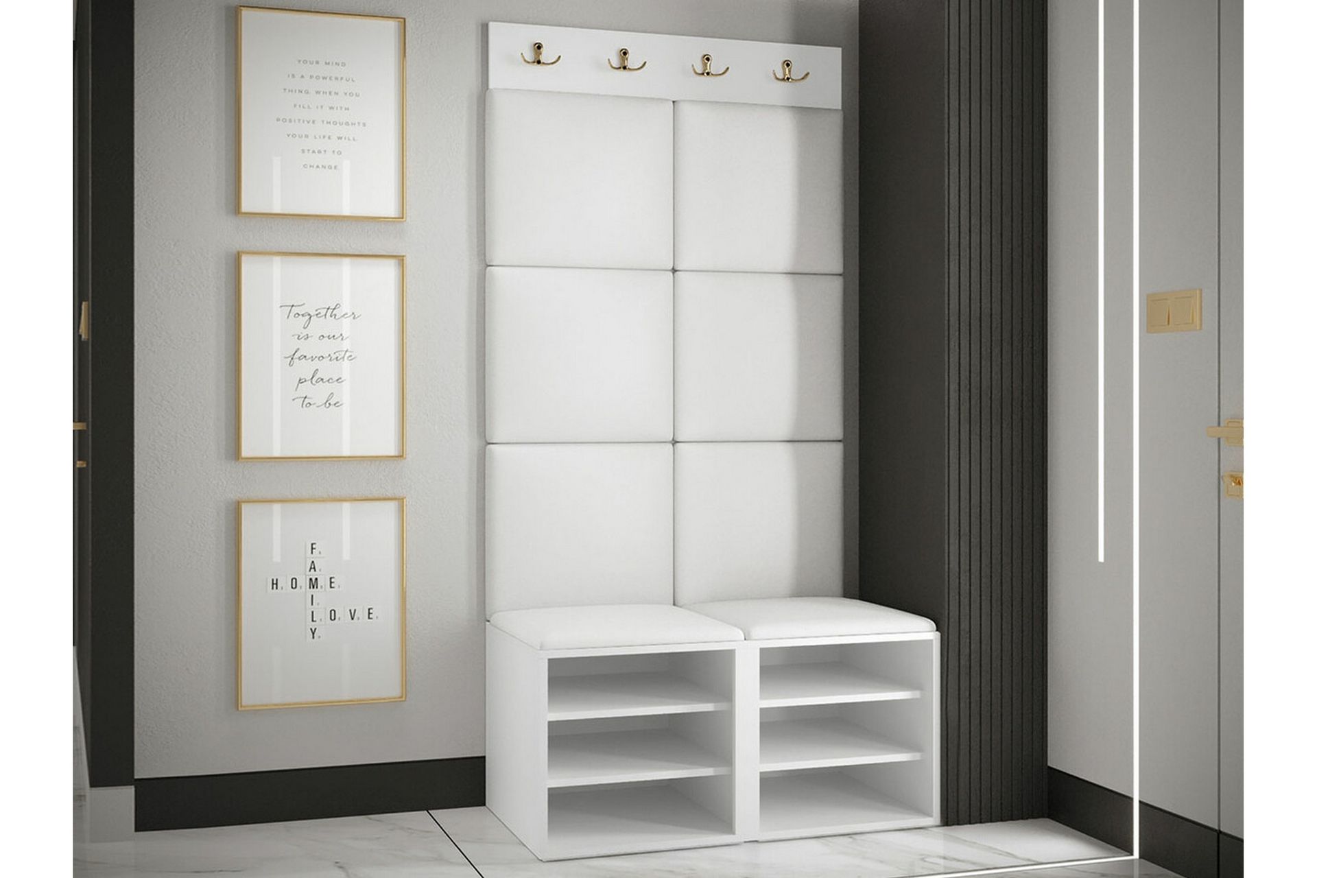 Dunvegan Highboard - Svart - Oppbevaring - Skap - Oppbevaringsskap