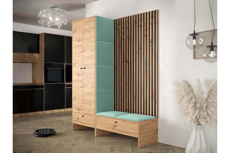 Dunvegan Highboard Turquoise - Oppbevaring - Skap - Oppbevaringsskap