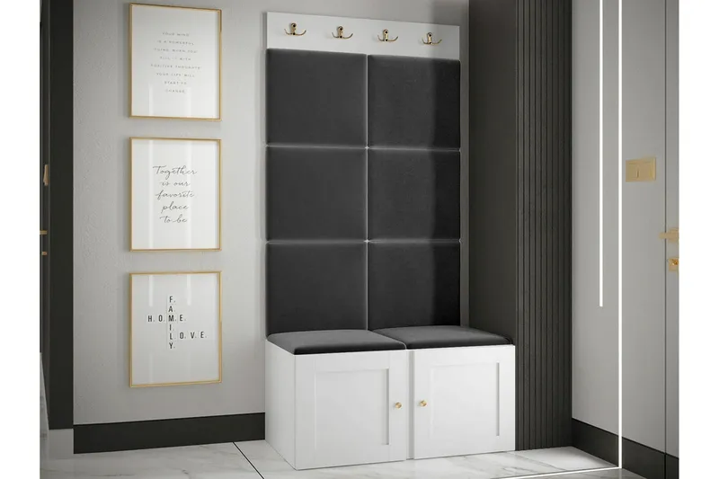 Dunvegan Highboard White - Oppbevaring - Skap - Oppbevaringsskap