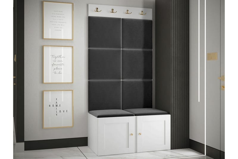 Dunvegan Highboard White - Oppbevaring - Skap - Oppbevaringsskap