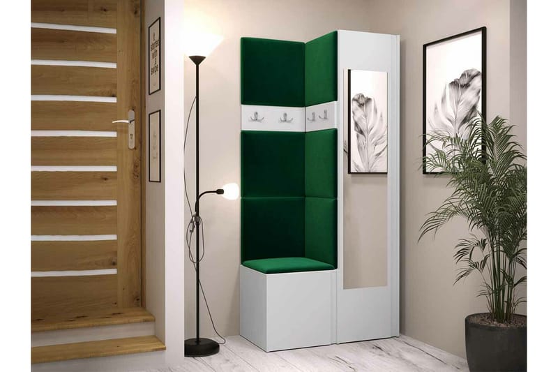 Dunvegan Highboard White - Oppbevaring - Skap - Oppbevaringsskap