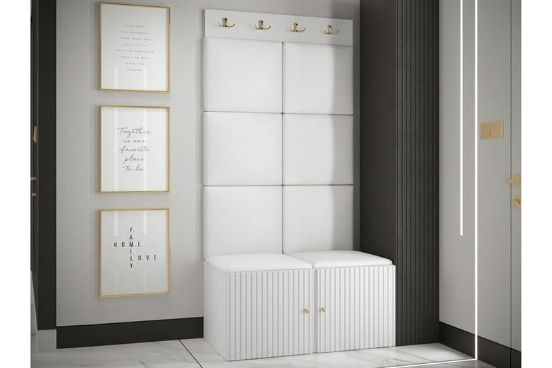 Dunvegan Highboard White - Oppbevaring - Skap - Oppbevaringsskap