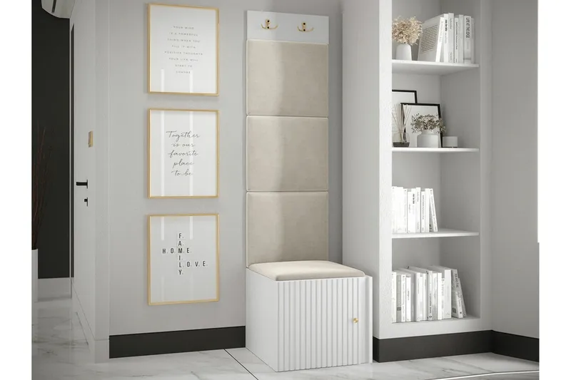 Dunvegan Highboard White - Oppbevaring - Skap - Oppbevaringsskap