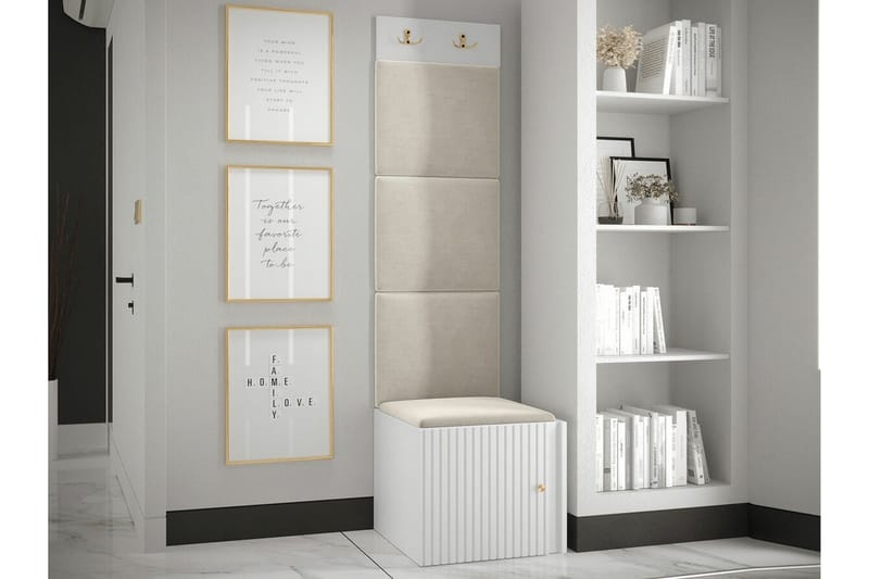 Dunvegan Highboard White - Oppbevaring - Skap - Oppbevaringsskap